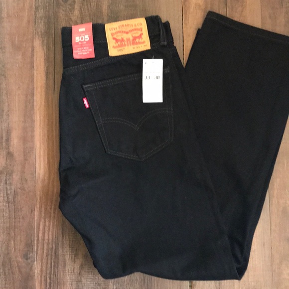 Levi's Other - Men’s Levi 505 33 x 30 never worn black jeans